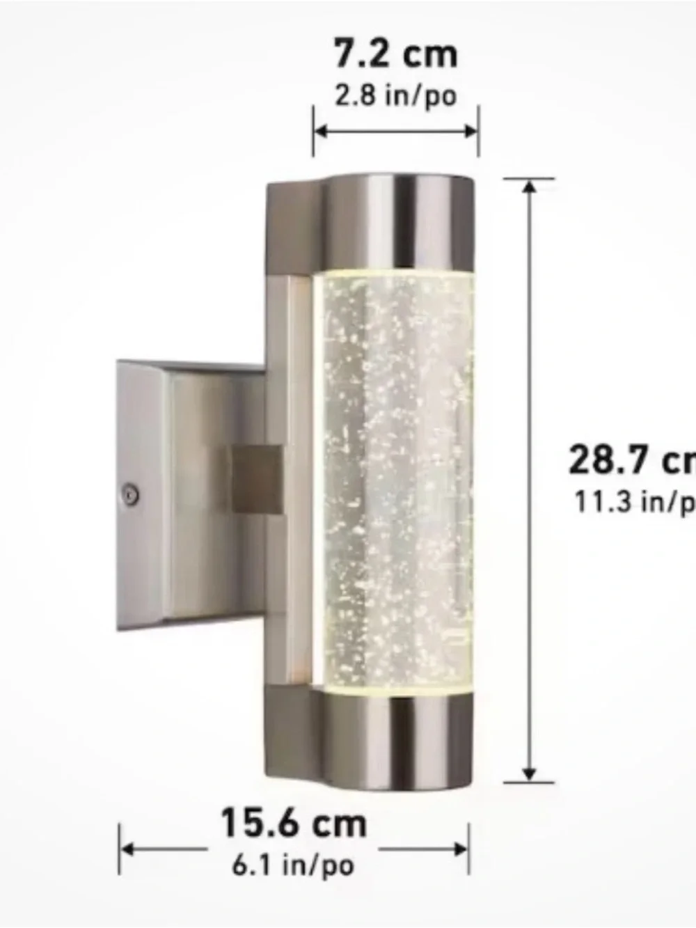 N/A sleek cylindrical
